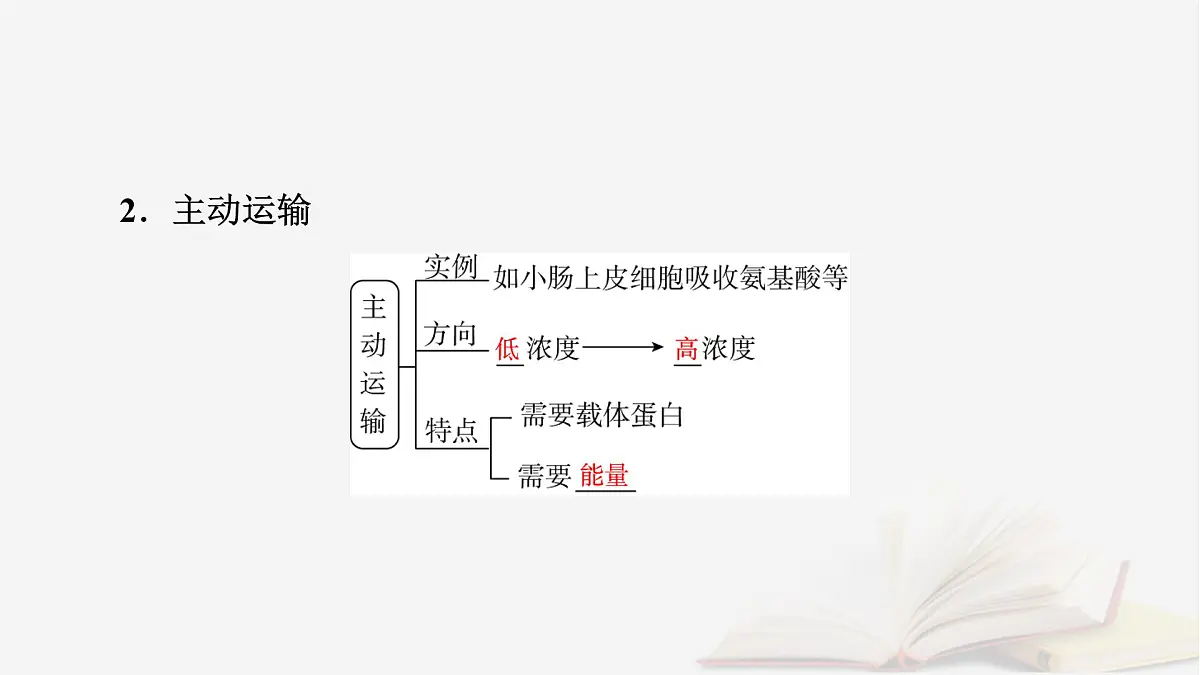 2026届高考生物一轮总复习必修1第2单元细胞的基本结构与物质输入和输出第4讲物质跨膜运输的方式课件第7页