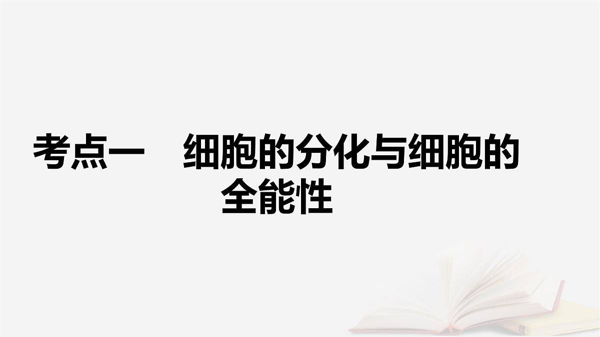 2026届高考生物一轮总复习必修1第4单元细胞的生命历程第3讲细胞的分化衰老和死亡课件第5页