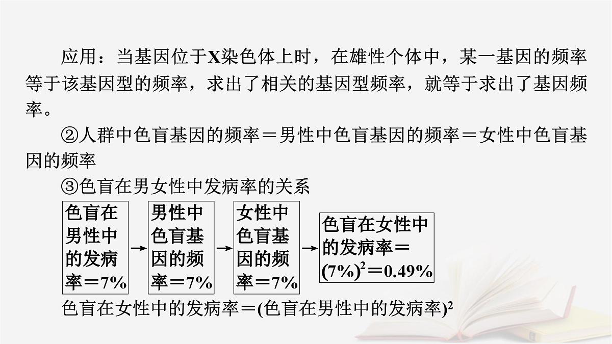 2026届高考生物一轮总复习必修2微专题11种群基因频率计算及应用课件第6页