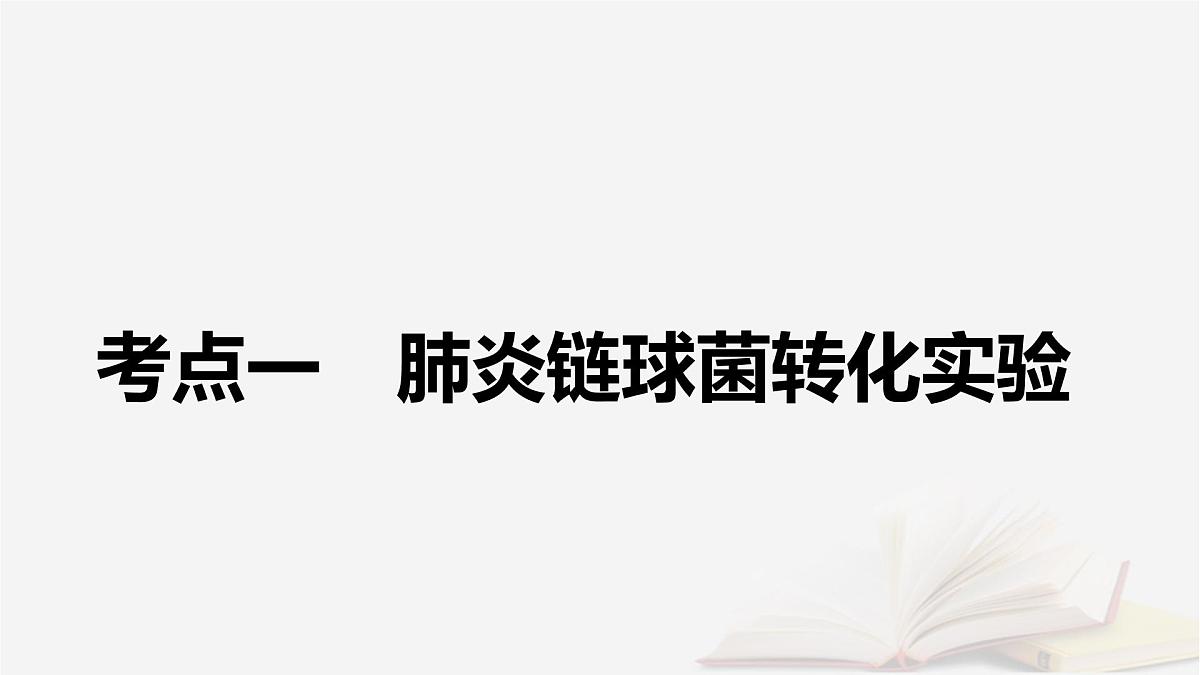 2026届高考生物一轮总复习必修2第6单元遗传的分子基础第1讲DNA是主要的遗传物质课件第5页