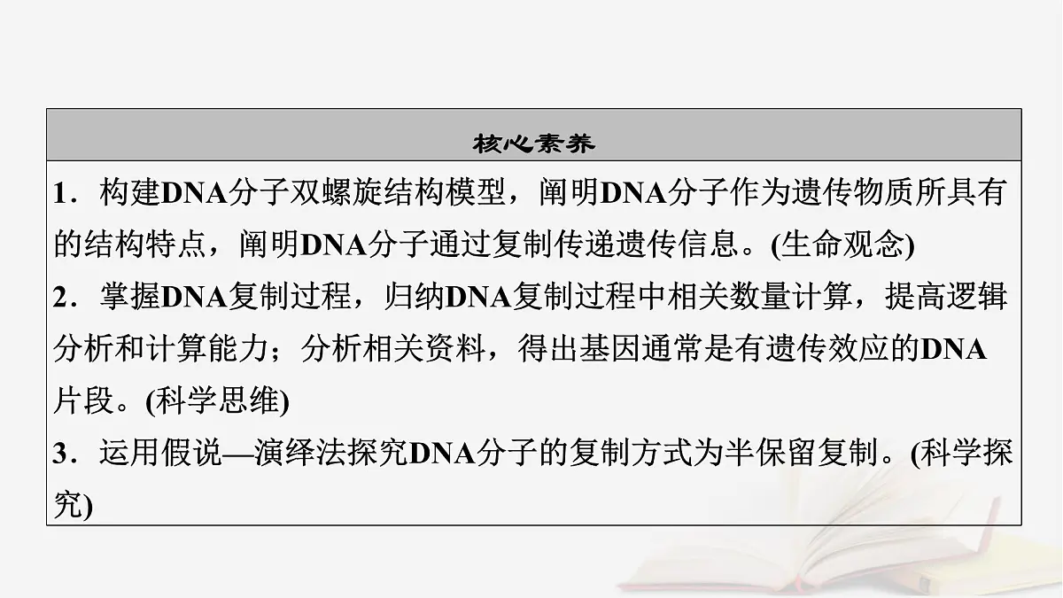 2026届高考生物一轮总复习必修2第6单元遗传的分子基础第2讲DNA分子的结构复制与基因的本质课件第4页