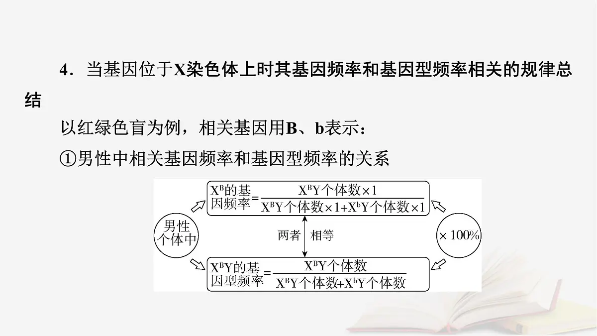2026届高考生物一轮总复习必修2微专题11种群基因频率计算及应用课件第5页