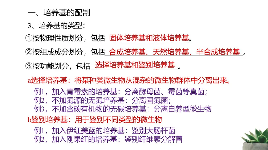 人教版高中生物选修3 1-2《微生物的培养技术及应用》第1课时 教学课件第7页