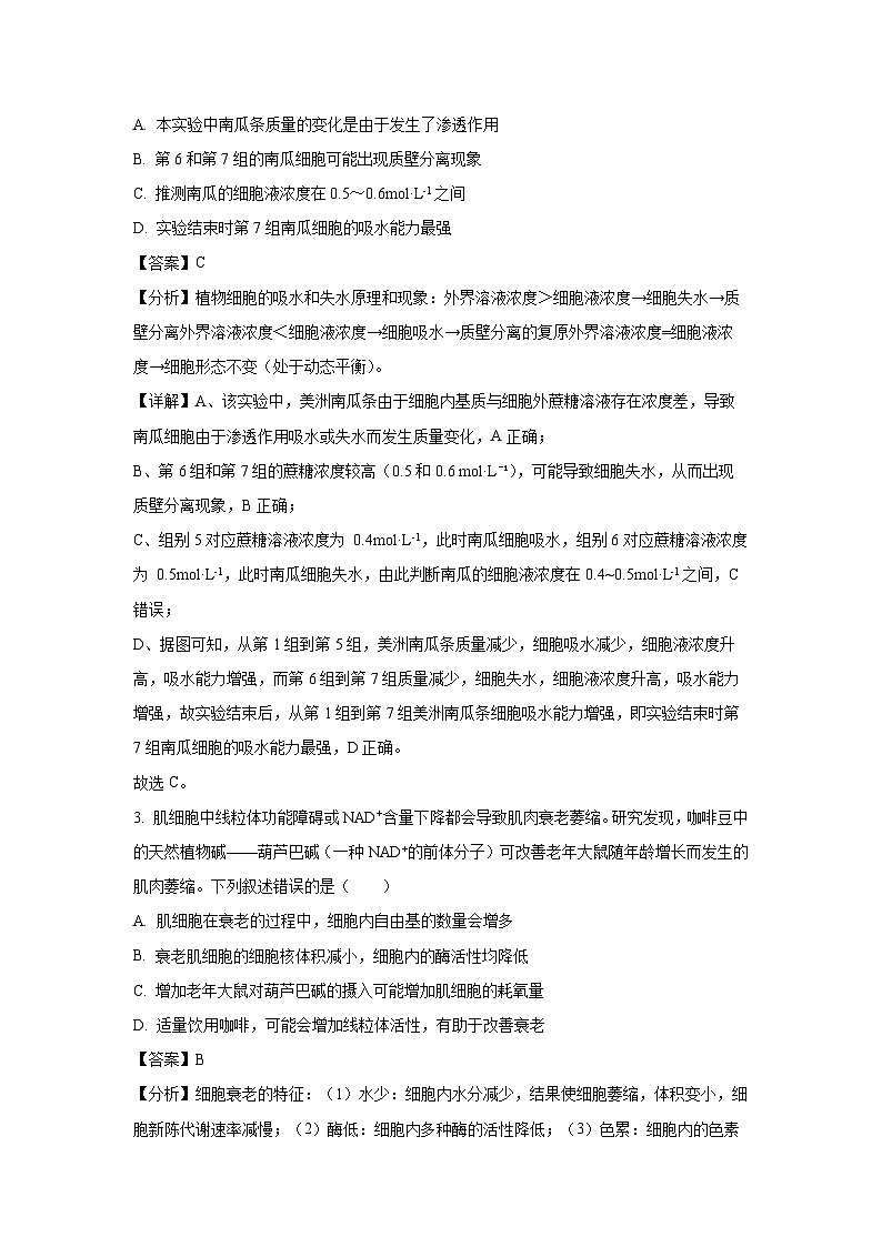 河南省部分学校2024-2025学年高一下学期5月月考生物试卷（解析版）第2页