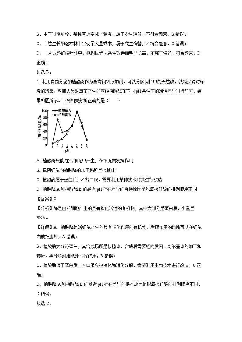云南省金太阳联考2024-2025学年高二下学期4月期中生物试卷（解析版）第3页