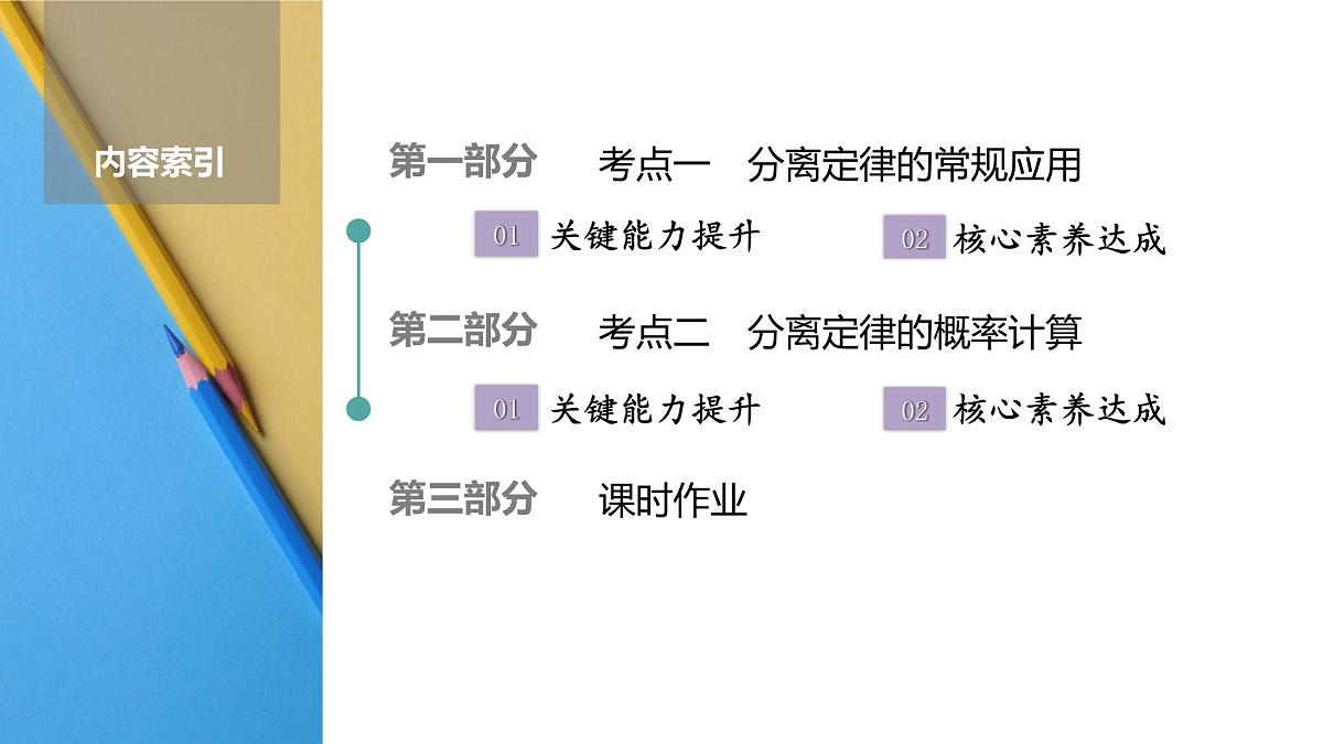 高考生物【一轮复习】课件　第五单元　第二十二课时　分离定律的常规应用和概率计算第2页