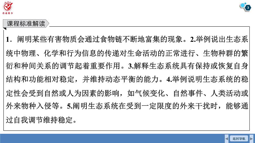 高考生物【一轮复习】课件　第九单元　第48课时　生态系统的物质循环、信息传递及其稳定性第3页