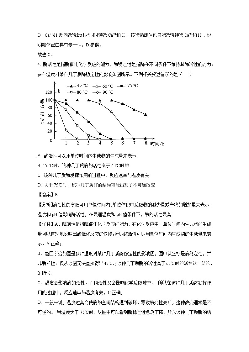 陕西省西安市新城区部分学校2025届高三下学期第七次模拟生物试卷（解析版）第3页
