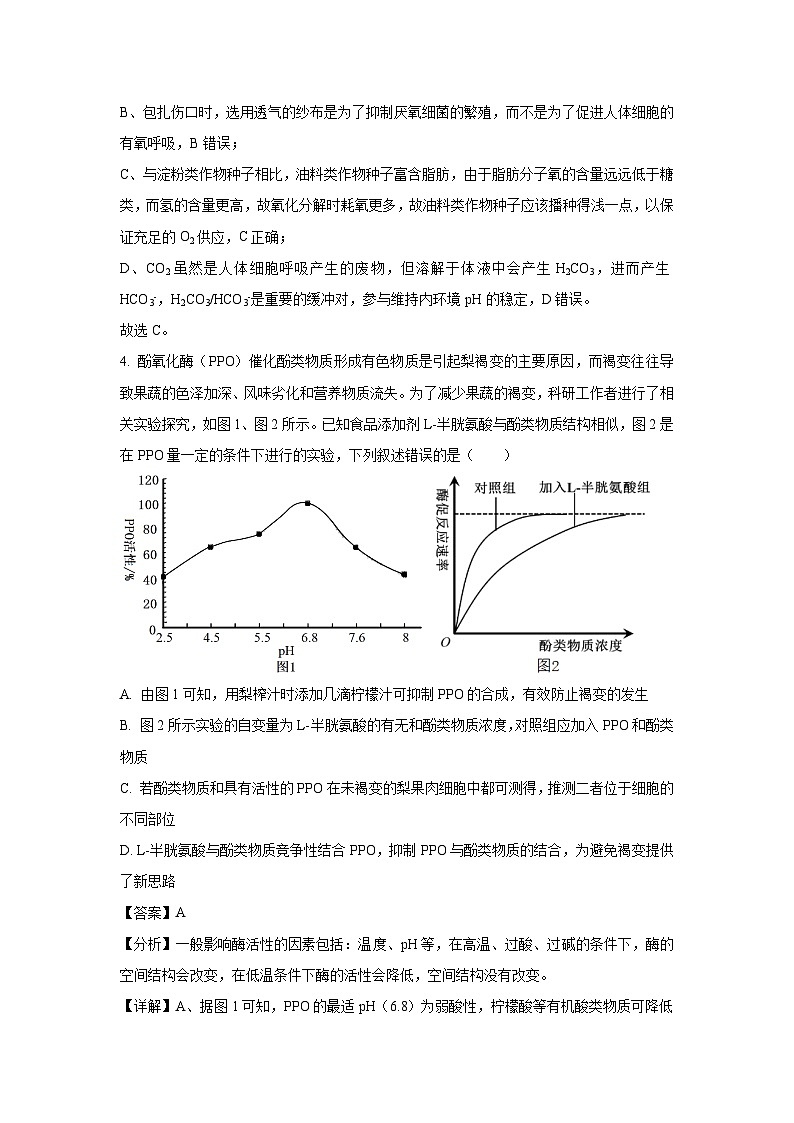 安徽省天一大联考2025届高三下学期最后一卷生物试卷（解析版）第3页
