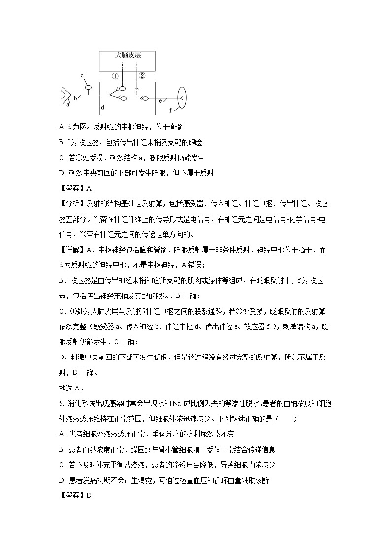 【生物】江苏省部分高中2024-2025学年高二上学期期末迎考试题（解析版）第3页