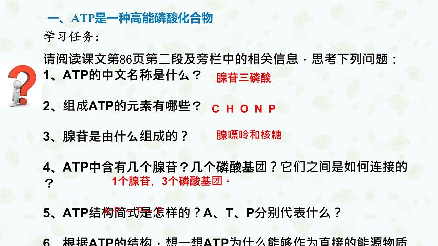 5.2 细胞的能量“货币”ATP 课件-2025-2026学年上学期高一生物（人教版）必修1第7页