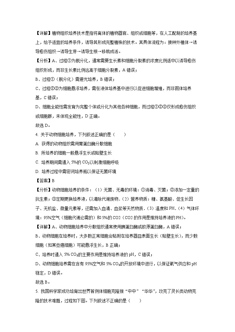 2024-2025学年北京市海淀区高二下学期期末考试生物试卷（解析版）第3页