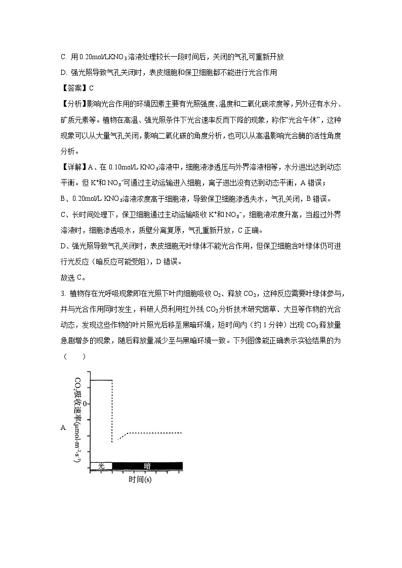 江西省2025届高三最后一卷模拟预测生物试卷（解析版）第2页
