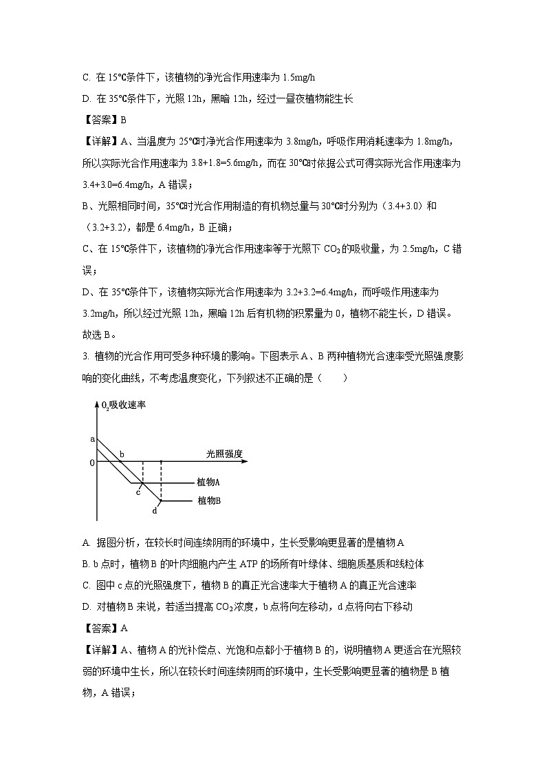 安徽省池州市贵池区2024-2025学年高一下学期4月期中生物试题（解析版）第2页