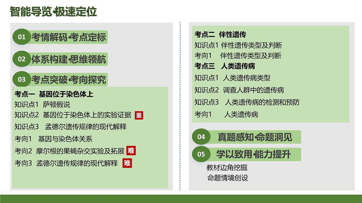 第16讲+伴性遗传和人类遗传病（复习课件）（黑吉辽蒙专用）2026年高考生物一轮复习讲练测第2页