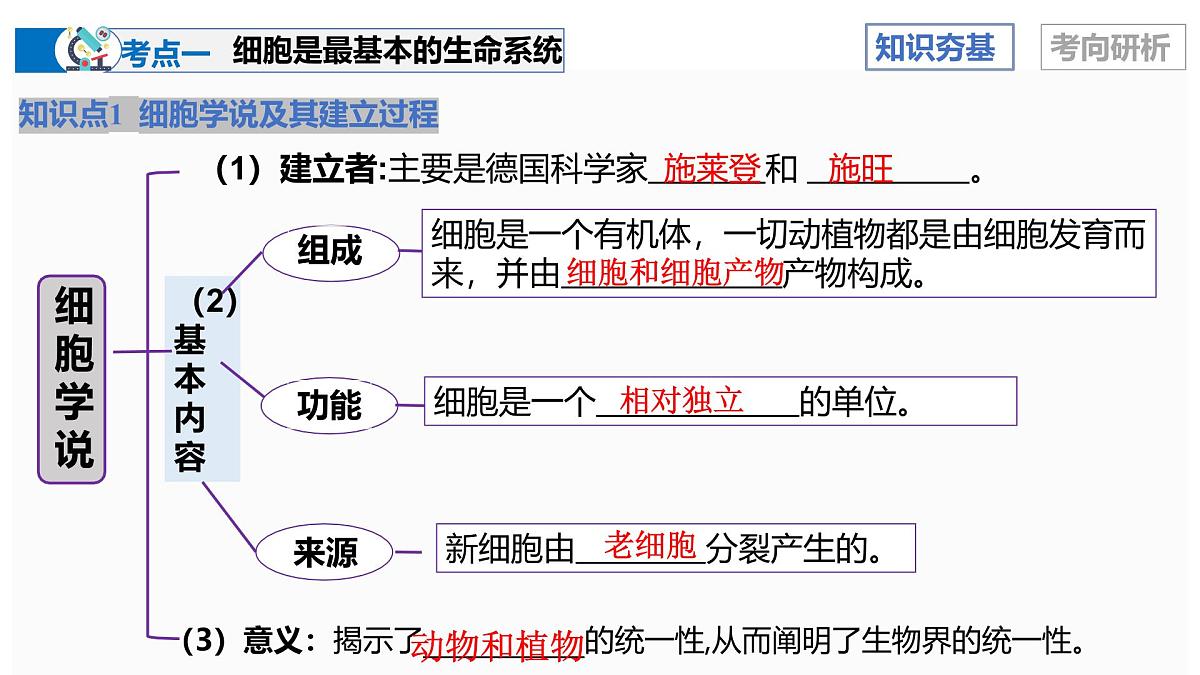 2026年高考生物一轮复习（广东专用）第01讲 走近细胞（复习课件）第8页