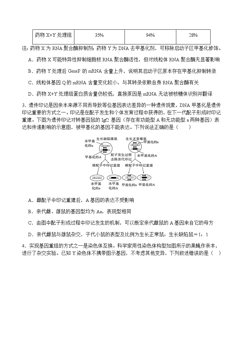 四川省阿坝藏族羌族自治州2024-2025学年高一下学期7月期末生物试题（含答案）第2页