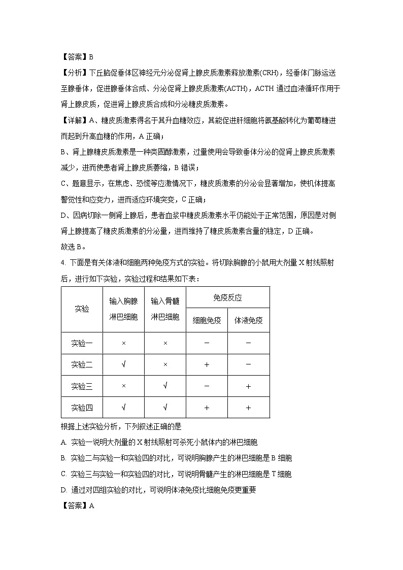 湖北省孝感市部分高中联考2024-2025学年高二下学期7月期末生物试卷（解析版）第3页