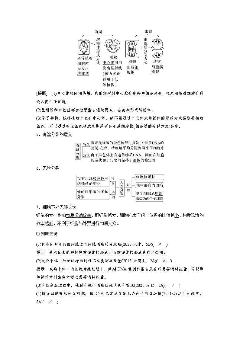 【备考2026】高考生物一轮复习资源：第4单元 第16课时 细胞的增殖（讲与练）（教师版）第3页