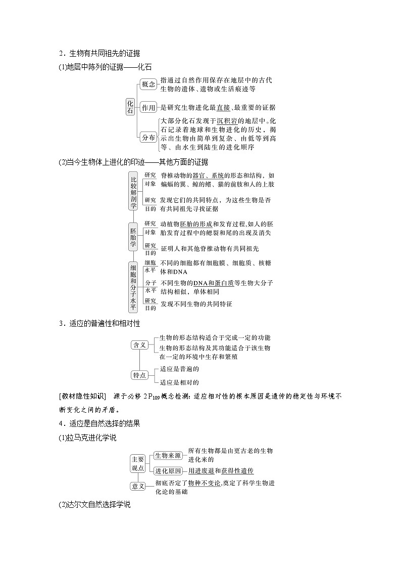 【备考2026】高考生物一轮复习资源：第7单元 第31课时 生物的进化（讲与练）（教师版）第2页