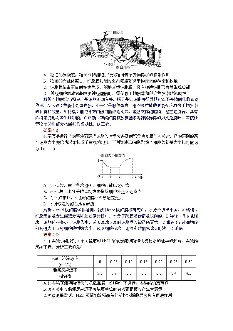 湖北省孝感市部分高中2024-2025学年高一下学期7月期末联考生物试卷+解析第2页