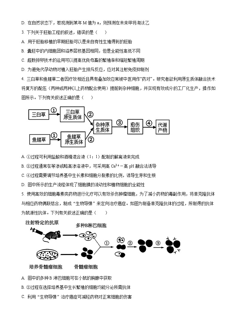 江西省南昌市第十中学2024-2025学年高三上学期第一次月考生物第2页