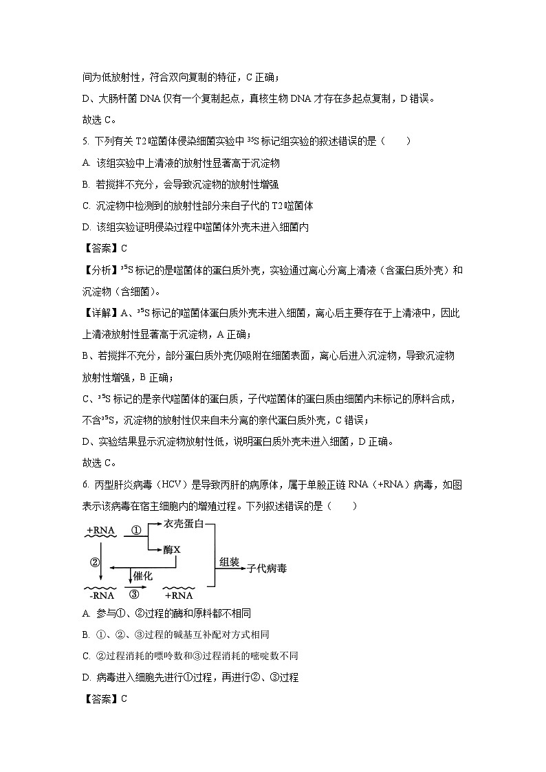 河南省部分高中2024-2025学年高一下学期期末考试生物试题（解析版）第3页