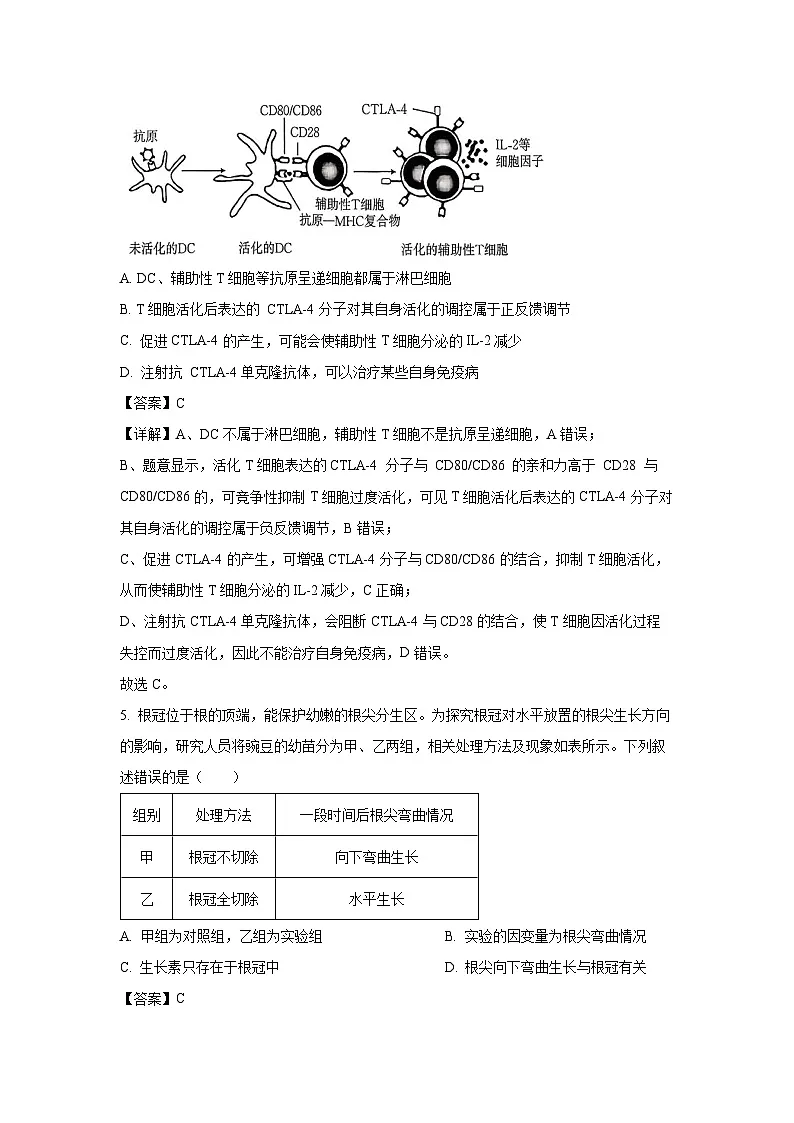 湖南省怀化市2025-2026学年高三上学期入学考试生物试卷（解析版）第3页
