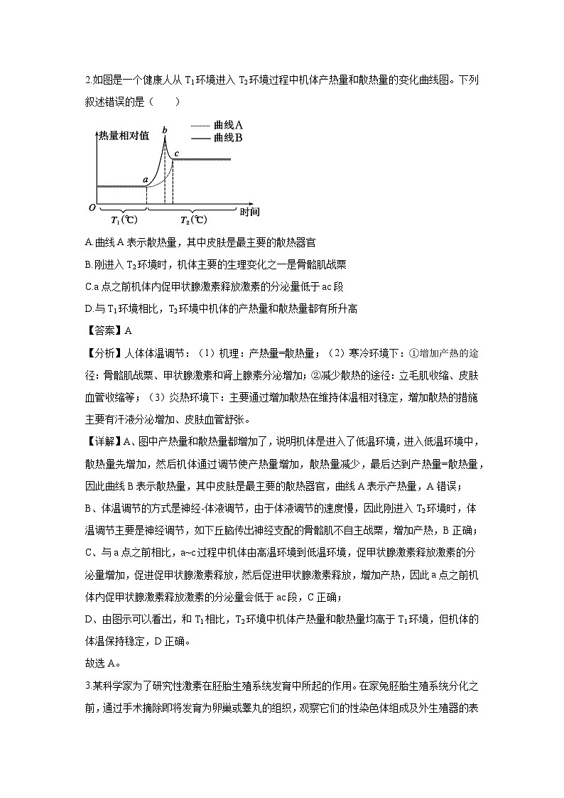 【生物】山东省泰安市2024-2025学年高二上学期期中考试（解析版）第2页