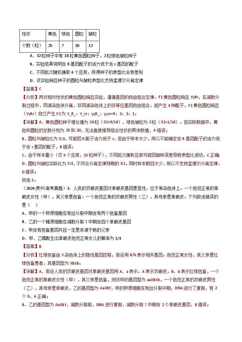 专题09 基因的分离定律（解析版）第3页