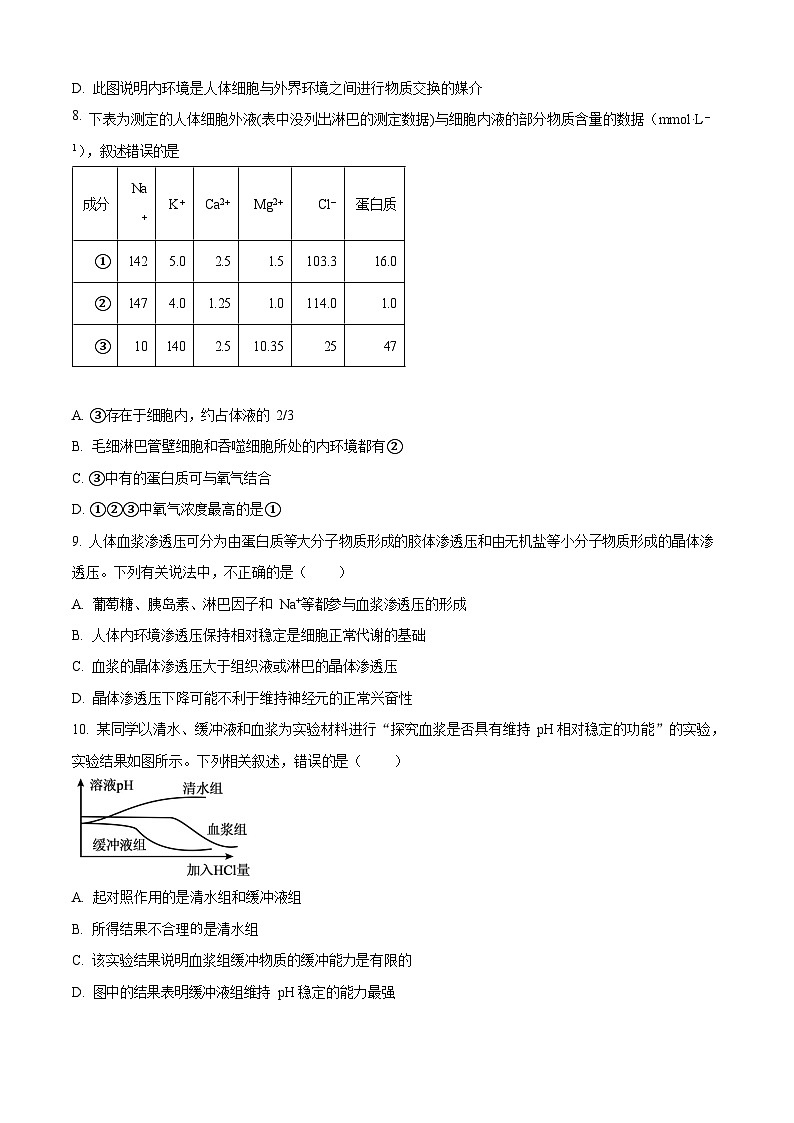 贵州省遵义市第四中学2025-2026学年高二上学期9月开学考试生物试卷第3页