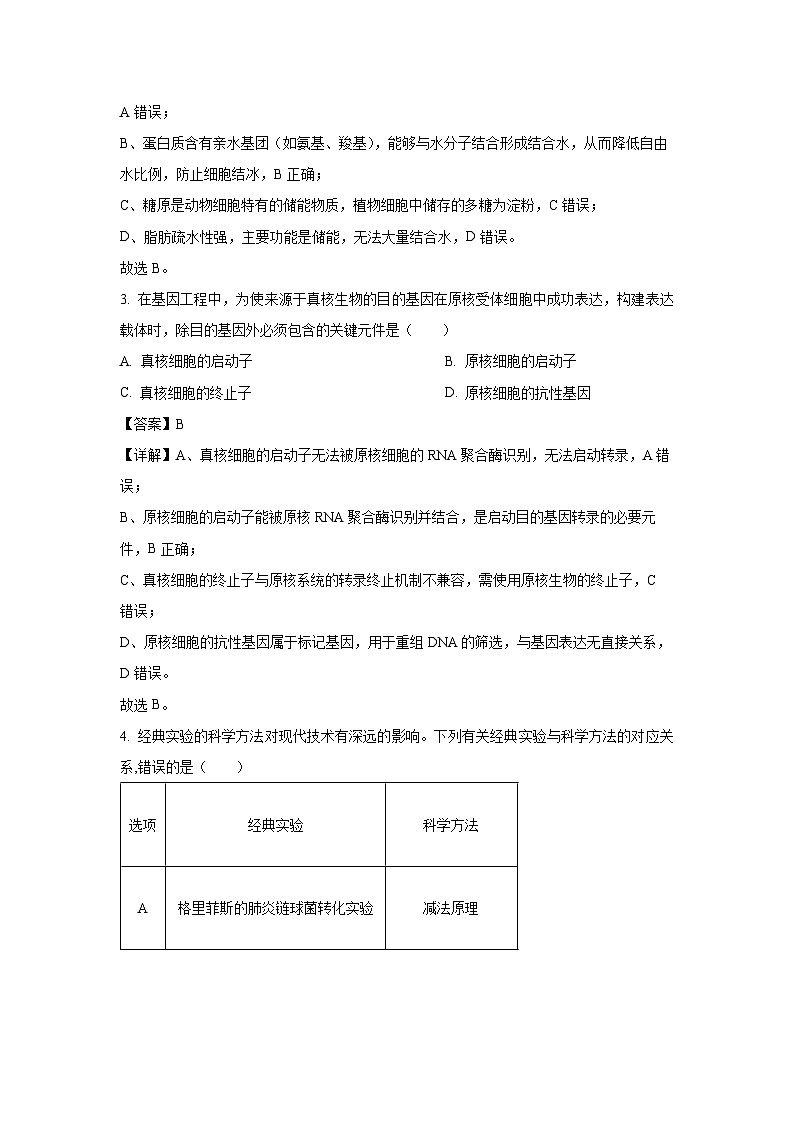 广东省深圳市2026届高三上开学考试生物试卷（解析版）第2页