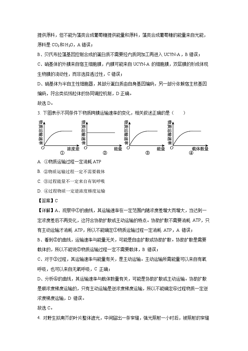 山东省济南市2024-2025学年高一下学期7月期末统考 生物试卷（解析版）第2页
