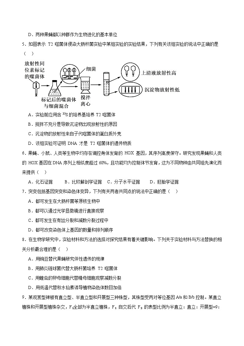2026辽宁省点石联考高二上学期9月联合考试生物含答案第2页