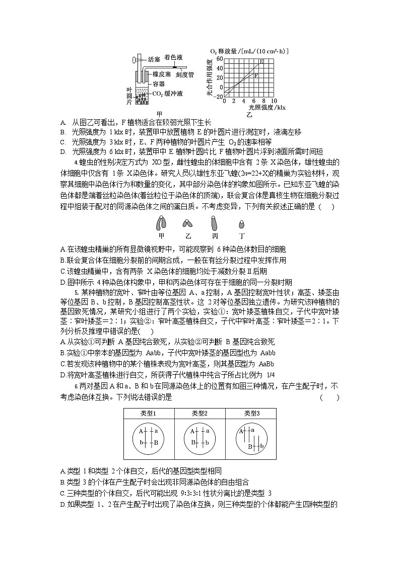 湖北省部分高中2025-2026学年高三上学期9月联考生物试卷第2页
