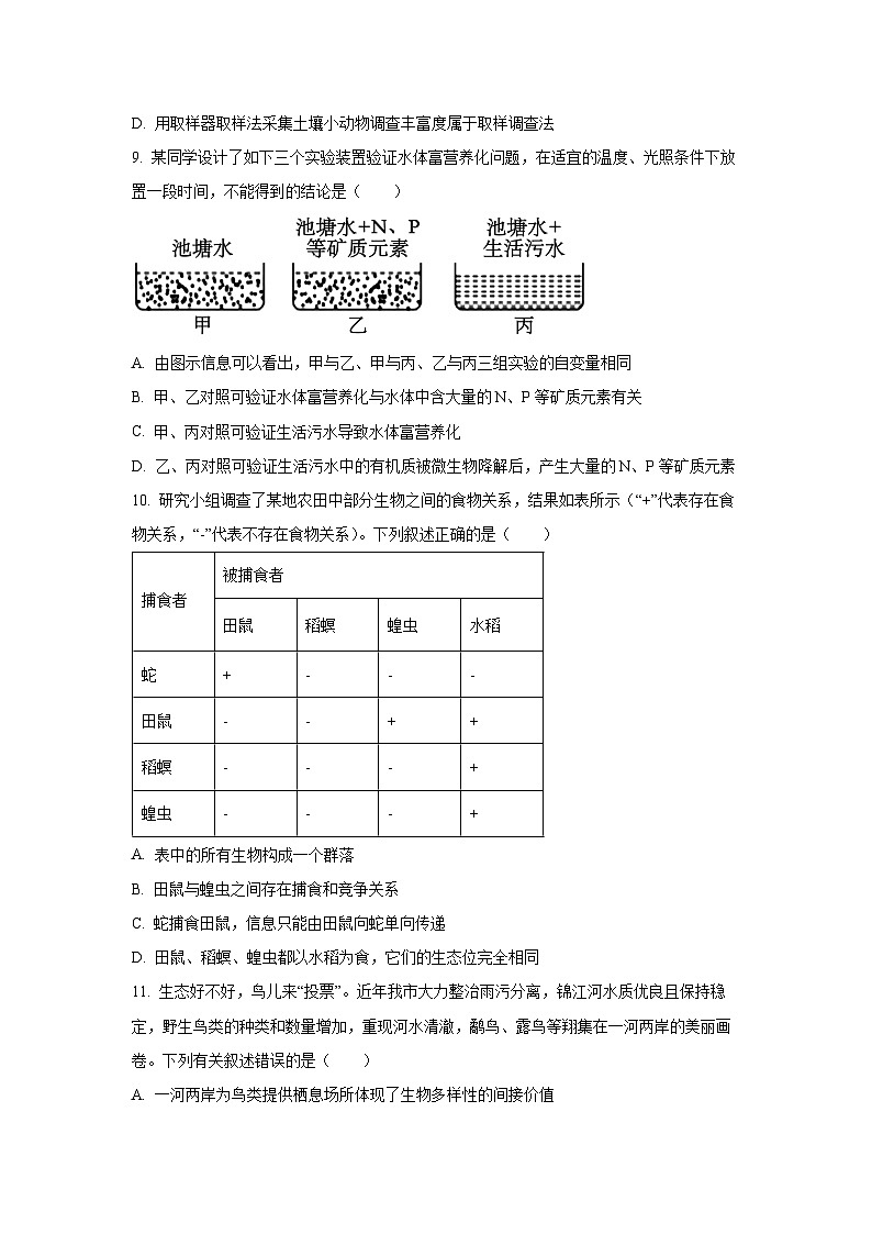 广东省茂名市信宜市2024-2025学年高二上学期1月期末生物试卷（学生版）第3页