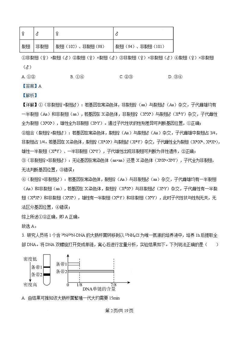 湖北省荆州中学2025-2026学年高二上学期9月双周练（月考）生物答案第2页