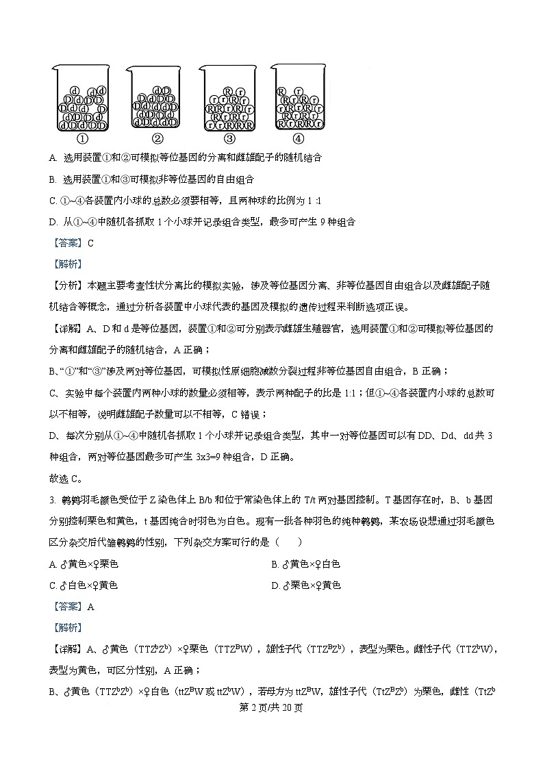 湖北省十堰市八校教联体学校2025-2026学年高二上学期9月月考生物试题含解析第2页