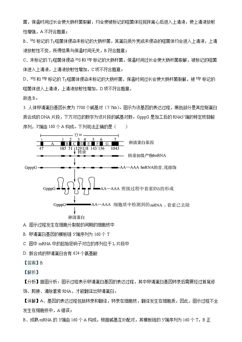 山东省滨州市惠民县第一中学2024-2025学年高一下学期5月月考生物试题（解析版）-A4第2页
