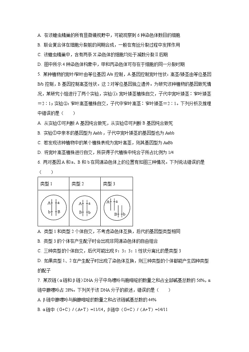 湖北省部分高中2025-2026学年高三上学期9月月考生物试卷（学生版）第3页