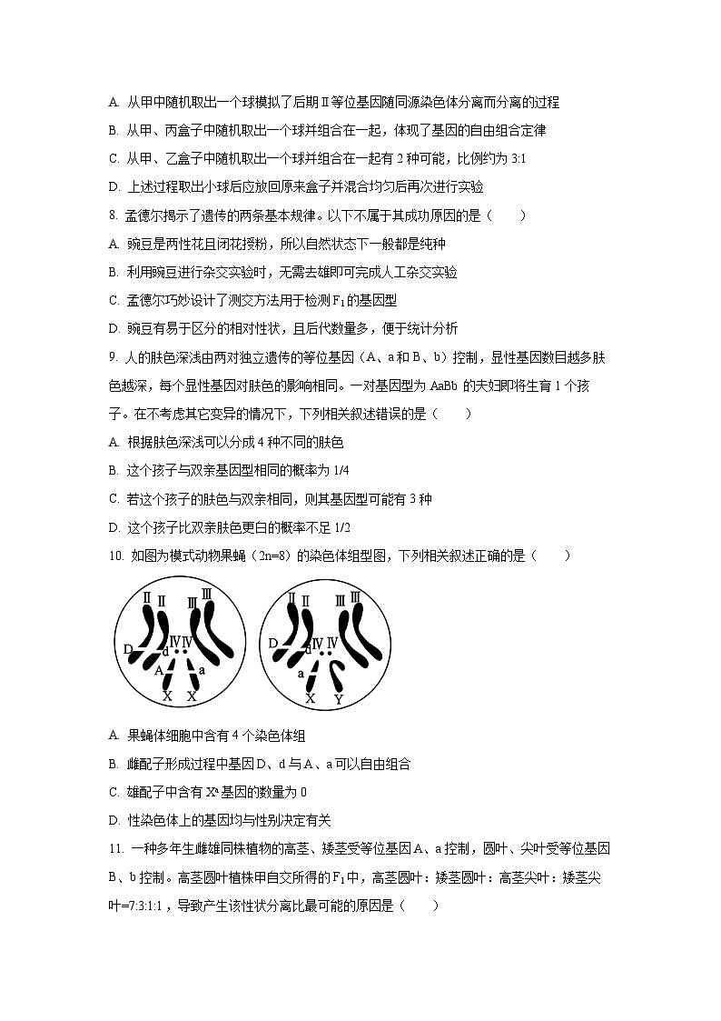江苏省连云港市2024-2025学年高一下学期6月期末生物试卷（学生版）第3页