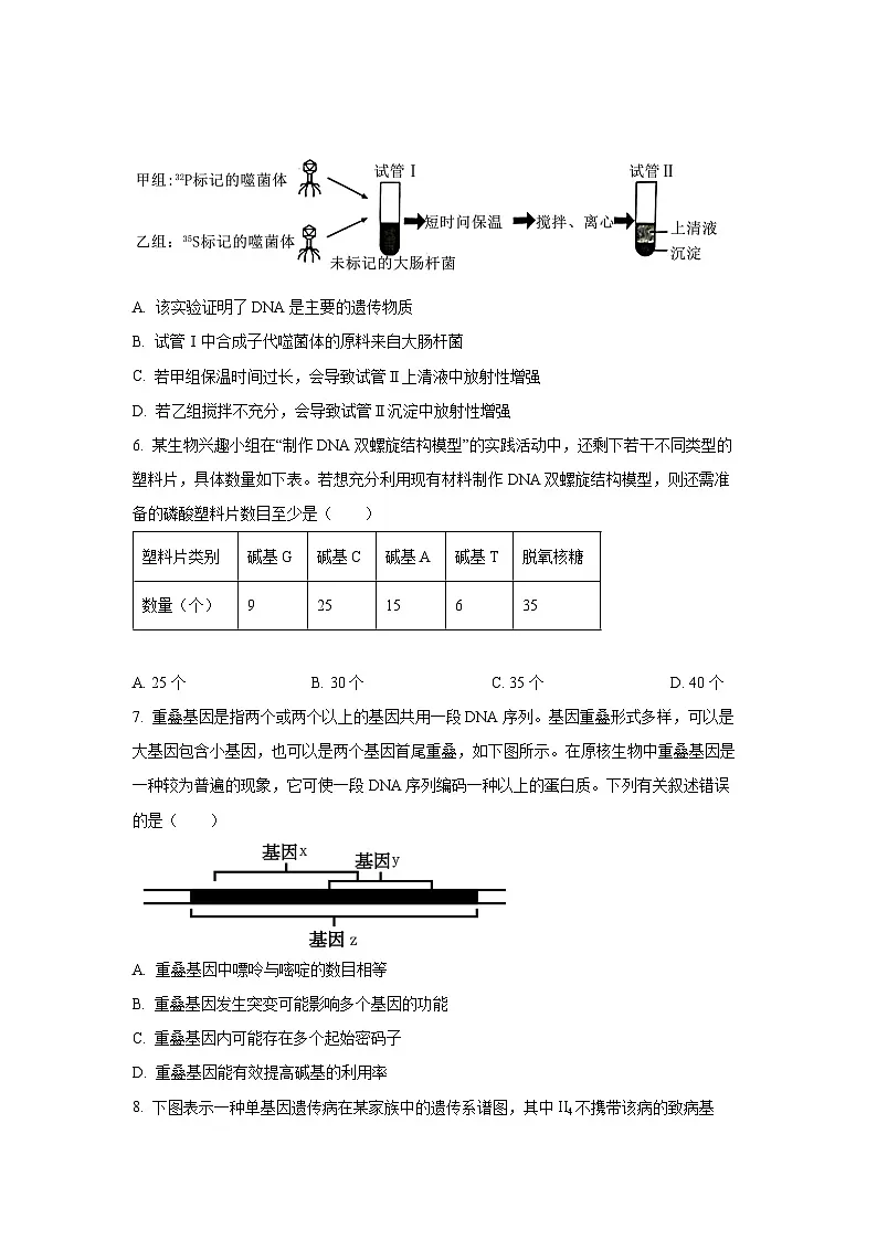 【生物】湖南省永州市2024—2025学年高一下学期期末考试试题（学生版）第2页