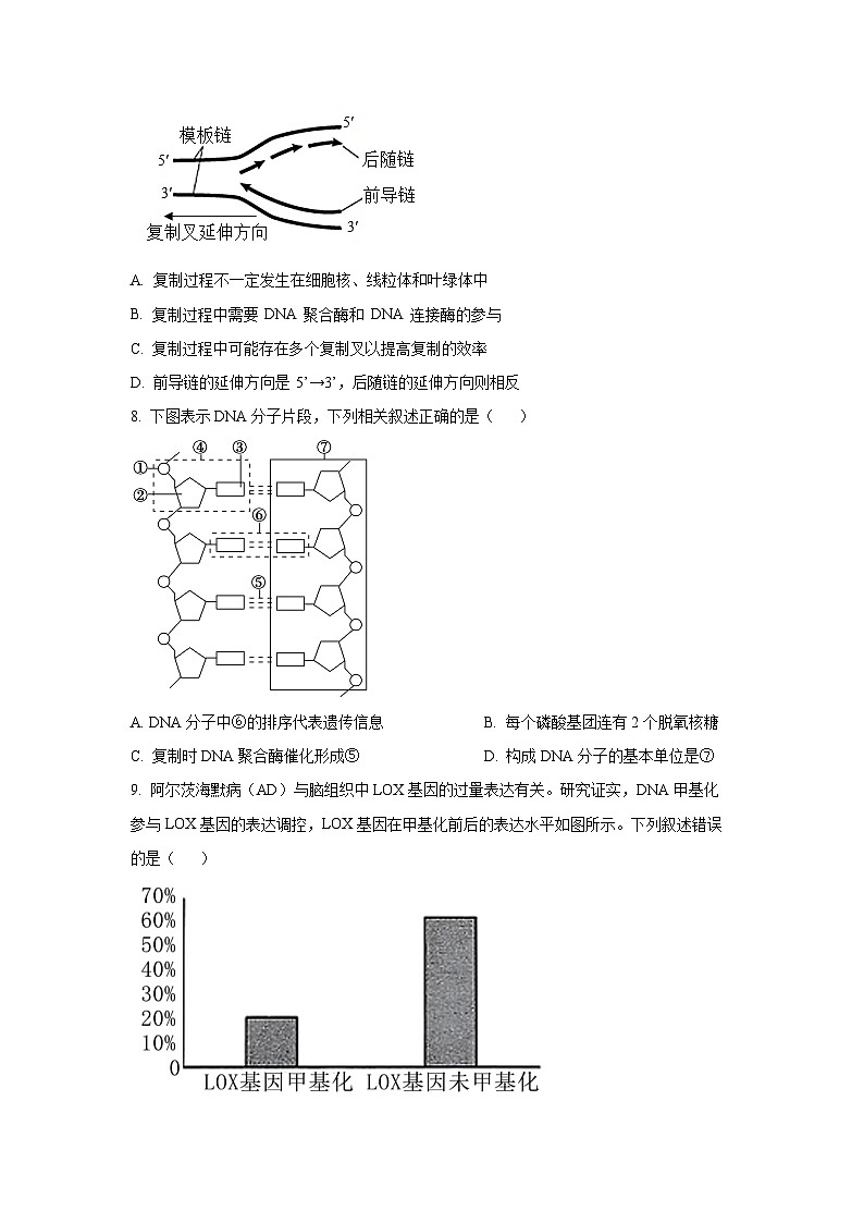 【生物】湖北省十堰市八校教联体学校2025-2026学年高二上学期9月月考（学生版） 第3页