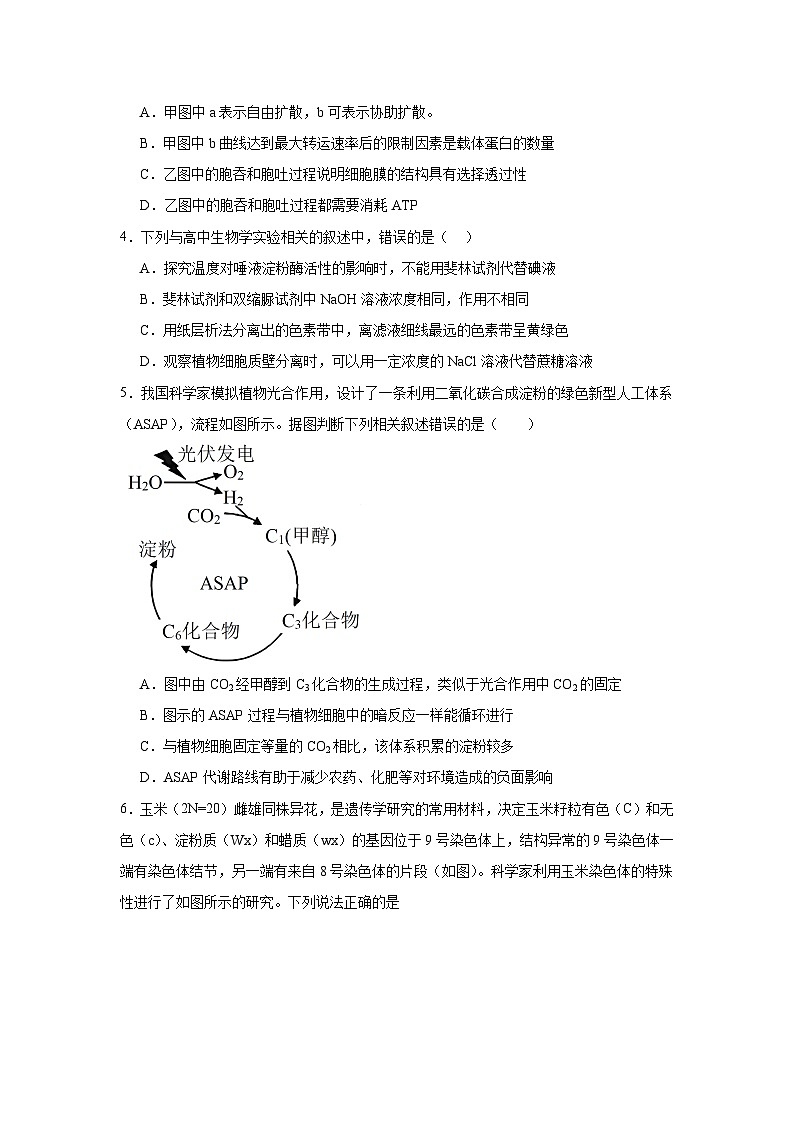 湖南省常德市汉寿县第一中学2024-2025学年高三上学期1月期末考试生物试题第2页