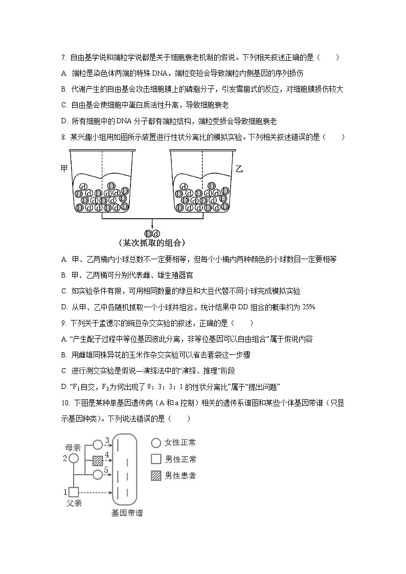 福建省百校2026届高三上10月联合测评生物试卷（学生版）第3页