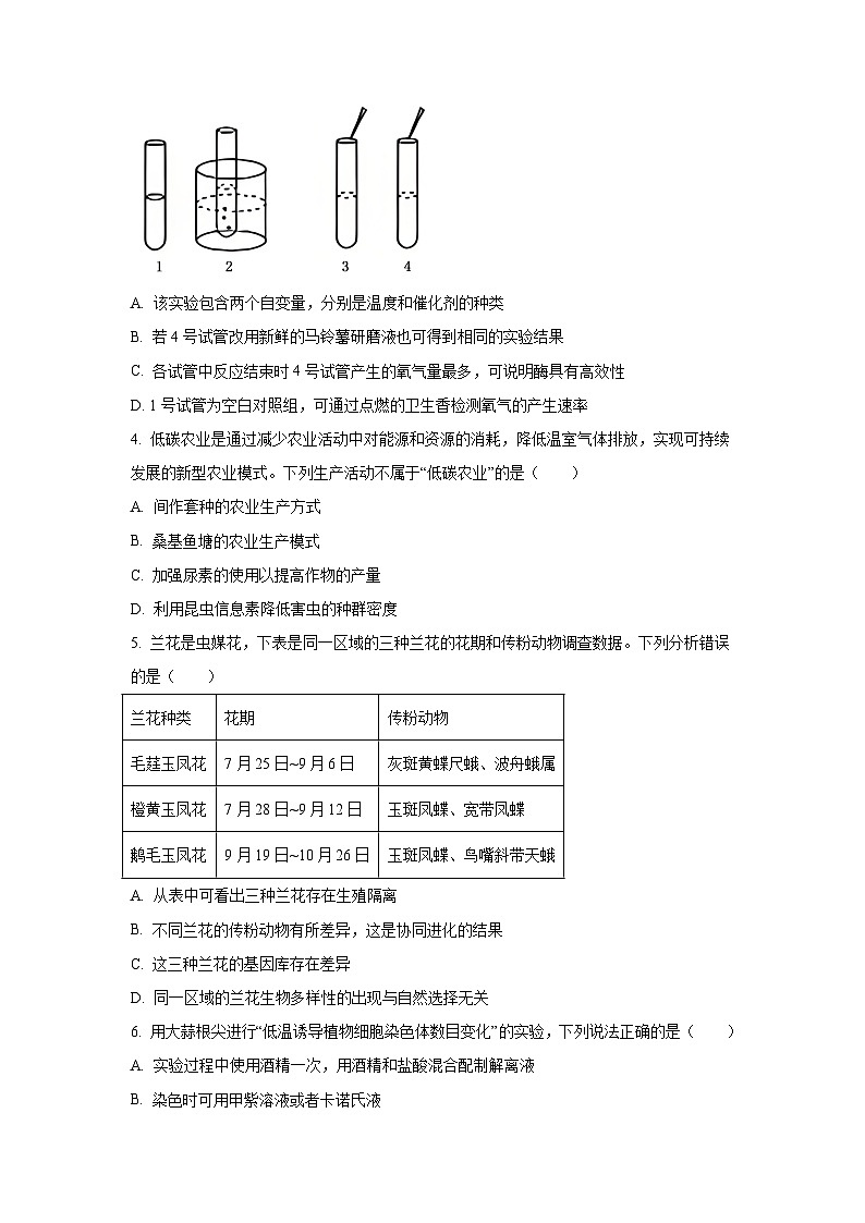 河北省承德市2025-2026学年高三上学期10月月考生物试卷（学生版）第2页