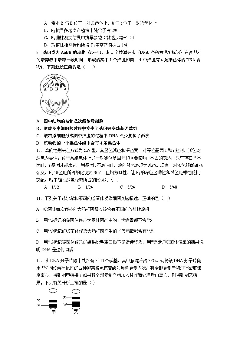 贵阳市第一中学2025-2026学年高一上学期10月检测生物试卷第3页