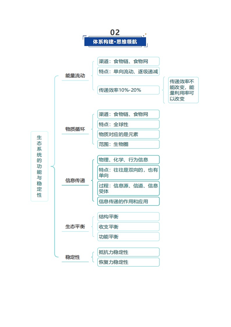 第35讲 生态系统的功能及稳定性（复习讲义）（全国通用）（解析版）第3页