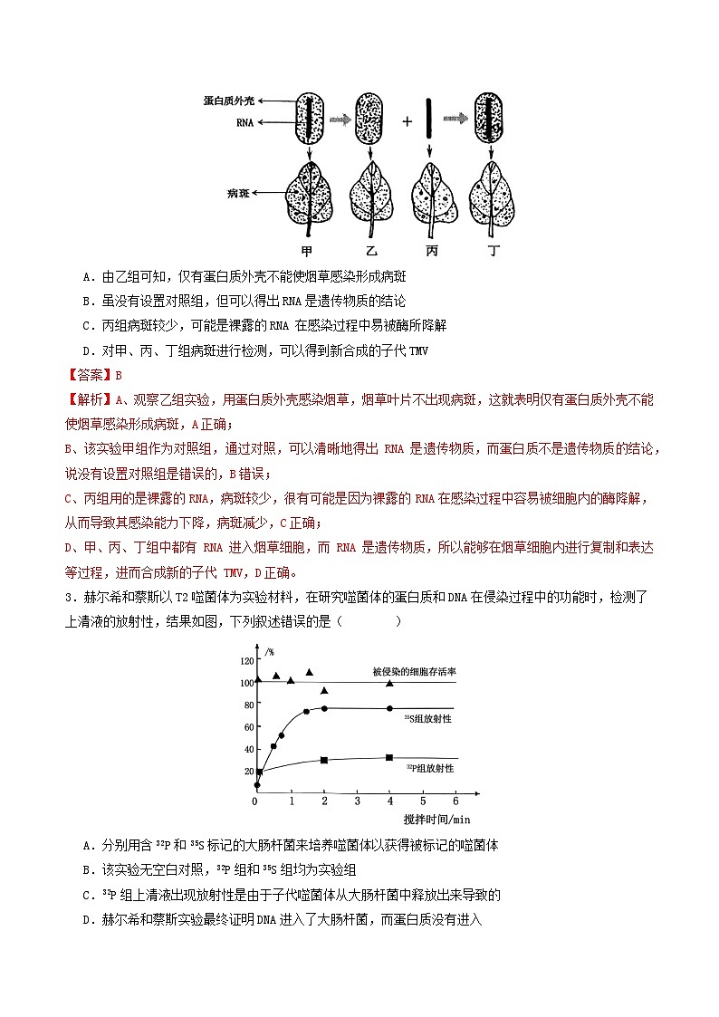 第六单元 遗传的分子基础（综合训练）（解析版）（全国通用）第2页