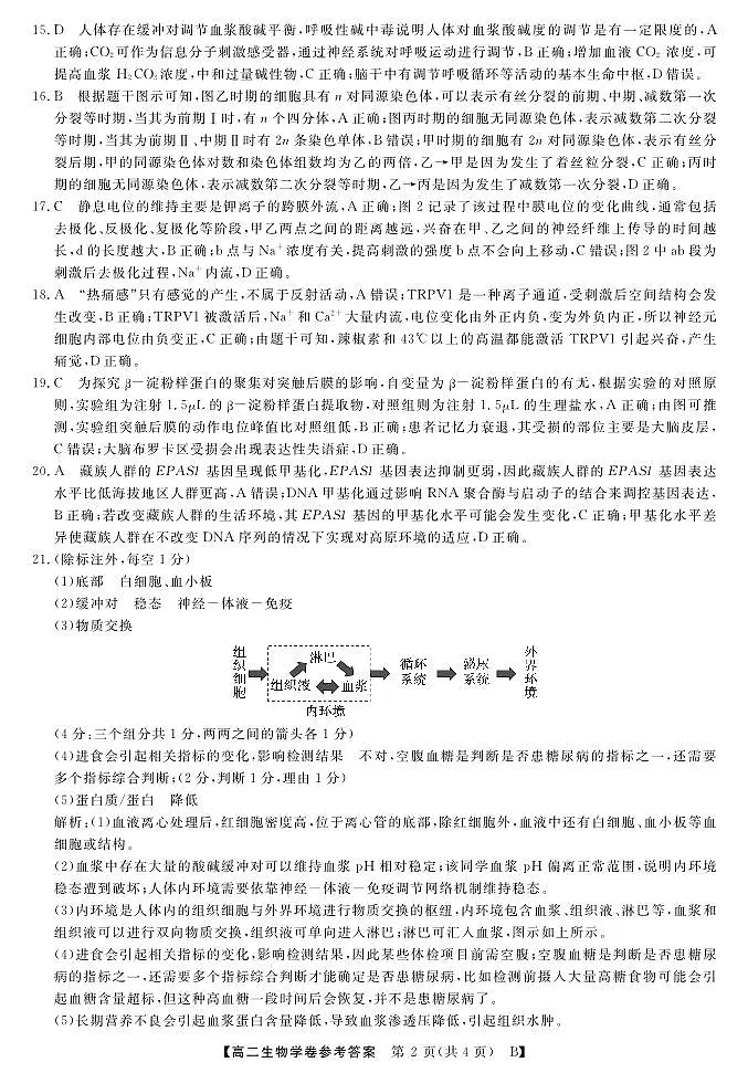 高二B卷DA第2页